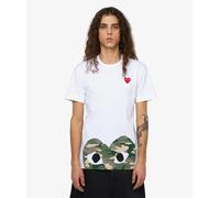 Comme des Garçons Play Camel Heart T-Shirt Blanco