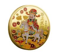 Commemorative Coin - Iron Souvenir Coi | 1.57 Inches Chinese Year of The Horse Souvenir Coin | Travel-Friendly Luck Charm for Teens Boys Husband Daughter Girls