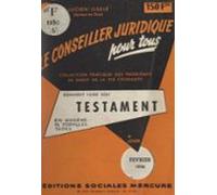 Comment Faire Son Testament (ebook)