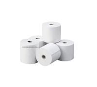 COMMERCE ESSENTIALS - Rollo de Papel Térmico sin Bisfenol A de 80x80 mm. Impresión rápida y nítida para Cajas Registradoras. Ideal para impresoras térmicas de alta velocidad. (Pack de 8 u.)