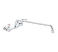 Commercial Duty Wall Mount NSF No Lead Faucet - 8 Inch Center With 16 Swivel Spout - AA Series AA-716G by Apex