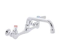 Commercial Duty Wall Mount NSF No Lead Faucet - 8 Inch Center With 6 Swivel Spout - AA Series AA-706G by Apex