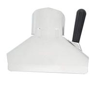 Commercial Popcorn & Chips Scoop | Dual - Head Stainless Steel Food Scooper for Fast Packing | Restaurant Fry Scoop with Ergonomic Handle | Dishwasher Safe & Tarnish Tolerant (Single Handle)