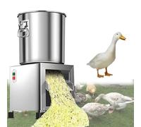 Commercial Vegetable Slicer,1800W Electric Vegetable Cutter with 4 Blades,Small Household Breeding Crusher, 3500 RPM Fast Slicing,Stainless Steel Vegetable Dicer for Animal Feed Preparation