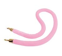 Commercial VIP Stanchion Rope,60 100 120 150 200 270 300 Cm Long Velvet Queue Barrier Rope, for Bank Hotel Hospital Entry(Pink,0.6m/2ft/24inch)