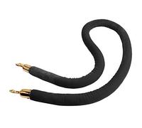 Commercial VIP Stanchion Rope,60 100 120 150 200 270 300 Cm Long Velvet Queue Barrier Rope, for Bank Hotel Hospital Entry(Black,1.7m/5.6ft/67inch)