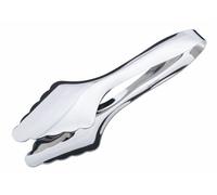 Commichef Pinzas de cocina cromadas de lujo, acero inoxidable, 24 cm