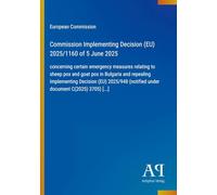 Commission Implementing Decision (EU) 2025/1160 of 5 June 2025: concerning certain emergency measures relating to sheep pox and goat pox in Bulgaria ... (notified under document C(2025) 3705) [...]