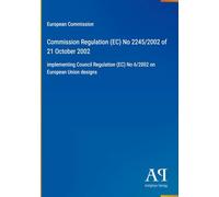 Commission Regulation (EC) No 2245/2002 of 21 October 2002: implementing Council Regulation (EC) No 6/2002 on European Union designs