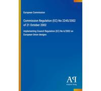 Commission Regulation (EC) No 2245/2002 of 21 October 2002: implementing Council Regulation (EC) No 6/2002 on European Union designs
