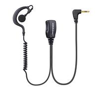 COMMIXC Paquete de 2 Auriculares Walkie Talkie con micrófono, 2.5 mm y 1 Pin en Forma de G, Auriculares Walkie Talkie con PTT, Solo compatibles con radios bidireccionales Motorola Talkabout