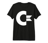 Commodore - C64 - Letra mayúscula Muy Grande Camiseta Premium