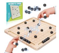 Commodum Juego de Ajedrez Magnético, 20 Bolas Magnéticas, 2+ Jugadores, Edad Recomendada 9+
