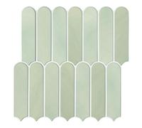 Commomy 10 Piezas Azulejos Adhesivos Cocina Baño Azulejos de Pared 3D, 30 x 30 cm, Matte, PVC Paneles de Pared Autoadhesivos Baldosas para Cocina, Baño, Decoración de Interiores