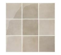 Commomy Gruesas Azulejos Adhesivos Cocina, 10-Piezas, 30.5 x 30.5cm, Caqui Baldosa Vinilo Cocina Pared Autoadhesivos 3D, Salpicadero Baldosas Adhesivas para Pared Cocina Baño Metro