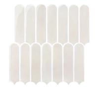 Commomy Gruesas Azulejos Adhesivos Cocina, 10 Piezas, Crema Vinilo Pared Cocina Baldosas Adhesivas 3D para Pared Baño Metro, Adhesivas Fuertes, Impermeables, 30,5 x 30,5 cm