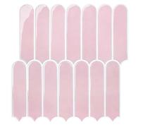 Commomy Gruesas Azulejos Adhesivos Cocina, 10 Piezas, Rosa Vinilo Pared Cocina Baldosas Adhesivas 3D para Pared Baño Metro, Adhesivas Fuertes, Impermeables, 30,5 x 30,5 cm