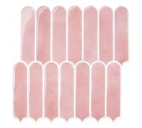 Commomy Gruesas Azulejos Adhesivos Cocina Rosa, 10 Piezas, Vinilo Pared Cocina Baldosas Adhesivas 3D para Pared Baño Metro, Adhesivas Fuertes, Impermeables, 30,5 x 30,5 cm