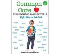 Common Core Kindergarten Reading, Vol. 4 - Sight Words 76 - 100 [USA] [DVD]
