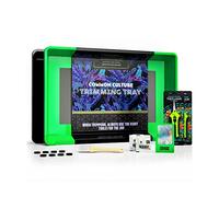 COMMON CULTURE Kit de Bandeja de Recorte con Bandeja de Recorte de 13 x 20 Pulgadas, Pantalla de Polen de 150 micras, contenedor de Cosecha Inferior, Tijeras, tamiz seco de Plantas de Hierbas y