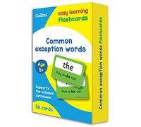 Common Exception Words Flashcards: Ideal for home learning (Collins Easy Learning KS1)