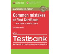 Common Mistakes at First Certificate… and How to Avoid Them Paperback with Testbank - 9781316630129 (SIN COLECCION)