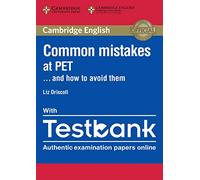 Common Mistakes at PET… and How to Avoid Them Paperback with Testbank
