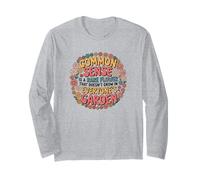 Common Sense is a Rare Flower Humor Design Manga Larga