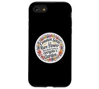 Common Sense Rare Flower Funny Gardening Joke Carcasa para iPhone SE (2020) / 7 / 8