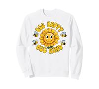 Common Sunflower Inspirational Motivation Bee Happy Bee Kind Sudadera