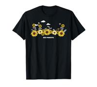Common Sunflower Inspirational Motivation Bee Positive Camiseta
