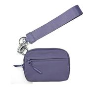 Commonlyto Wallet, The Wallet 2nd Gen, Wristlet Nylon Large Space with Zipper, Waterproof Material(Purple)