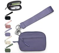 Commonlyto Wallet, The Wallet 2nd Gen, Wristlet Waterproof Nylon Wallets for Women Daily & Shopping (Purple)