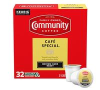 Community Coffee Café Special - Cápsulas Keurig K-Cup de tueste medio oscuro de una sola porción, caja de 32 unidades