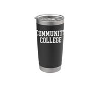Community College Arched College Fuente Divertido Vaso térmico de acero inoxidable de doble pared