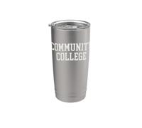 Community College Arched College Fuente Divertido Vaso térmico de acero inoxidable de doble pared