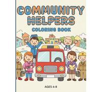 Community Helpers Coloring Book for Kids