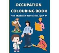 Community Helpers & Occupations Coloring Book for Kids Ages 4-8 | Fun and Easy Jobs Coloring Pages with Names