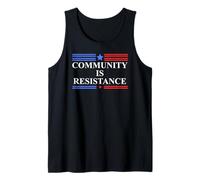 Community is Resistance Anti Fascism Resist No Kings Protest Camiseta sin Mangas