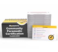 Community Paramedic Study Cards: Community Paramedic Certification Exam Prep and Practice Test Questions [Full Color Cards]