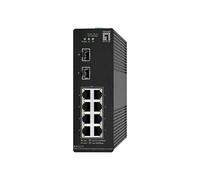 Commutador Gigabit PoE - LEVELONE - Hilbert - 10 puertos - 8 PoE - 2 SFP 802.3at/af
