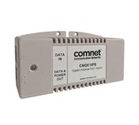 Comnet CNGE1IPS Industrial 1 Port Gigabit PoE+ Injector 1000BASE-TX, 56VDC @ 30W Output (IEEE802.3at Compliant), -25?C to +75?C,
