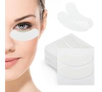 COMNICO 100 almohadillas de espuma para extensión de pestañas, desechables, sin pelusas, adhesivas debajo de los ojos, kit de belleza, suministros de tecnología de pestañas