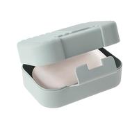 COMNICO Caja de jabón portátil de viaje, contenedor de jabón a prueba de fugas, jabonera de plástico con tapa para ducha, baño, cocina, fregadero, camping, viajes, senderismo, gimnasio al aire libre