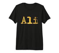 como Ali Emblem, Que Tiene el Nombre de Ali o la Firma de Ali Lovers Ali Camiseta Premium