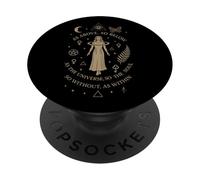 como Arriba Abajo Símbolos Sagrados Alma Arte místico PopSockets PopGrip Adhesivo