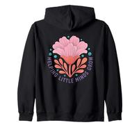 Cómo ayudar a las pequeñas mentes a crecer la motivación de las flores Sudadera con Capucha