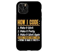 Cómo codifico lo hago funcionar Hazlo bonito Haz que funcione de nuevo Carcasa para iPhone 11 Pro