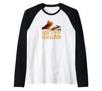 Cómo comenzó Hoy Cat Me despertó temprano Otra Vez Cat Alarm Miau Camiseta Manga Raglan