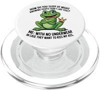 Cómo Dormir por la Noche sabiendo Que a la Gente no le Gustas tu Rana PopSockets PopGrip para MagSafe